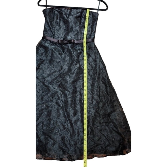 1990's Jessica McClintock Jessica McClintock Prom Or Cocktail Dress Size 4 - Picture 9 of 11